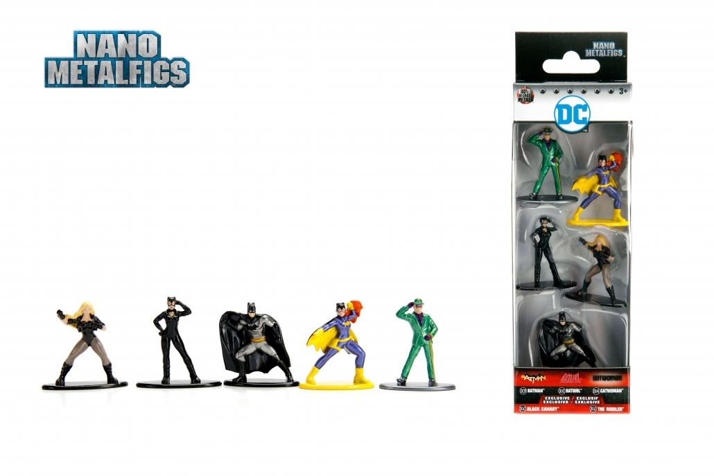 DC Comics Nano Metalfigs DC Wave 3 Pack A Figures 5pk