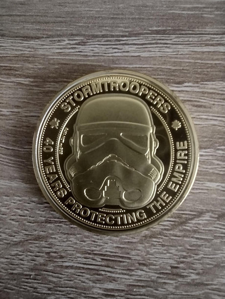 Limited Edition Shepperton Studios Storm Trooper Gold Coin