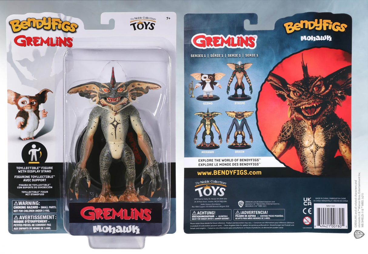 Noble Collection Gremlins: Mohawk Bendyfig Figure