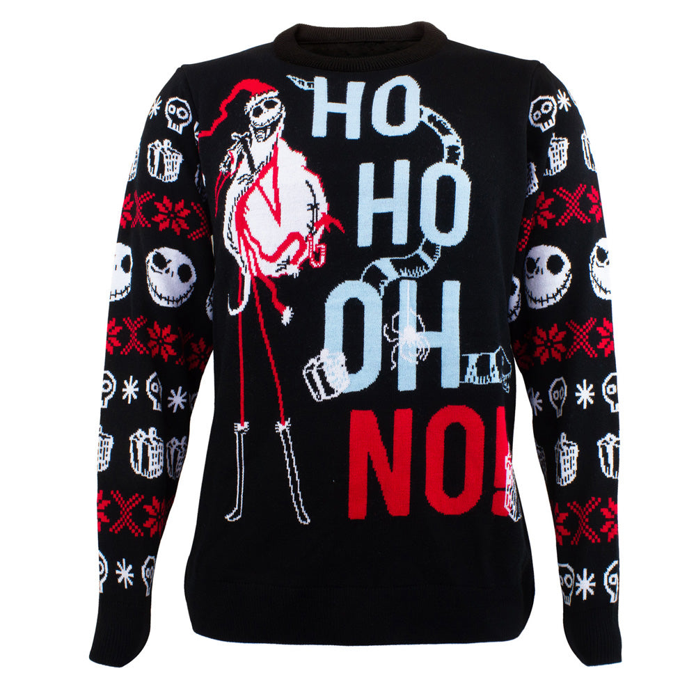Disney Nightmare Before Christmas Ho Oh No Knitted Jumper