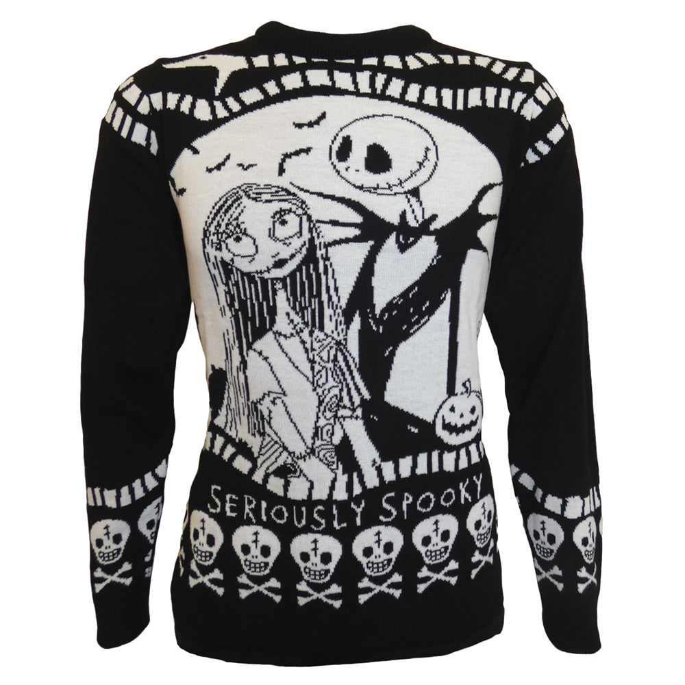 Disney Nightmare Before Christmas Seriously Spooky Knitted Jumper