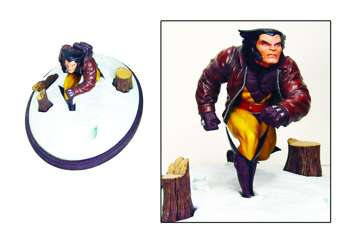 Marvel Premier Wolverine In Snow Statue