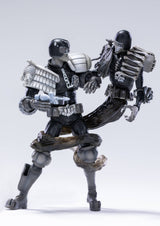 Hiya Toys Judge Dredd vs Death Black & White SDCC 2022 PX 2Pk Action Figures