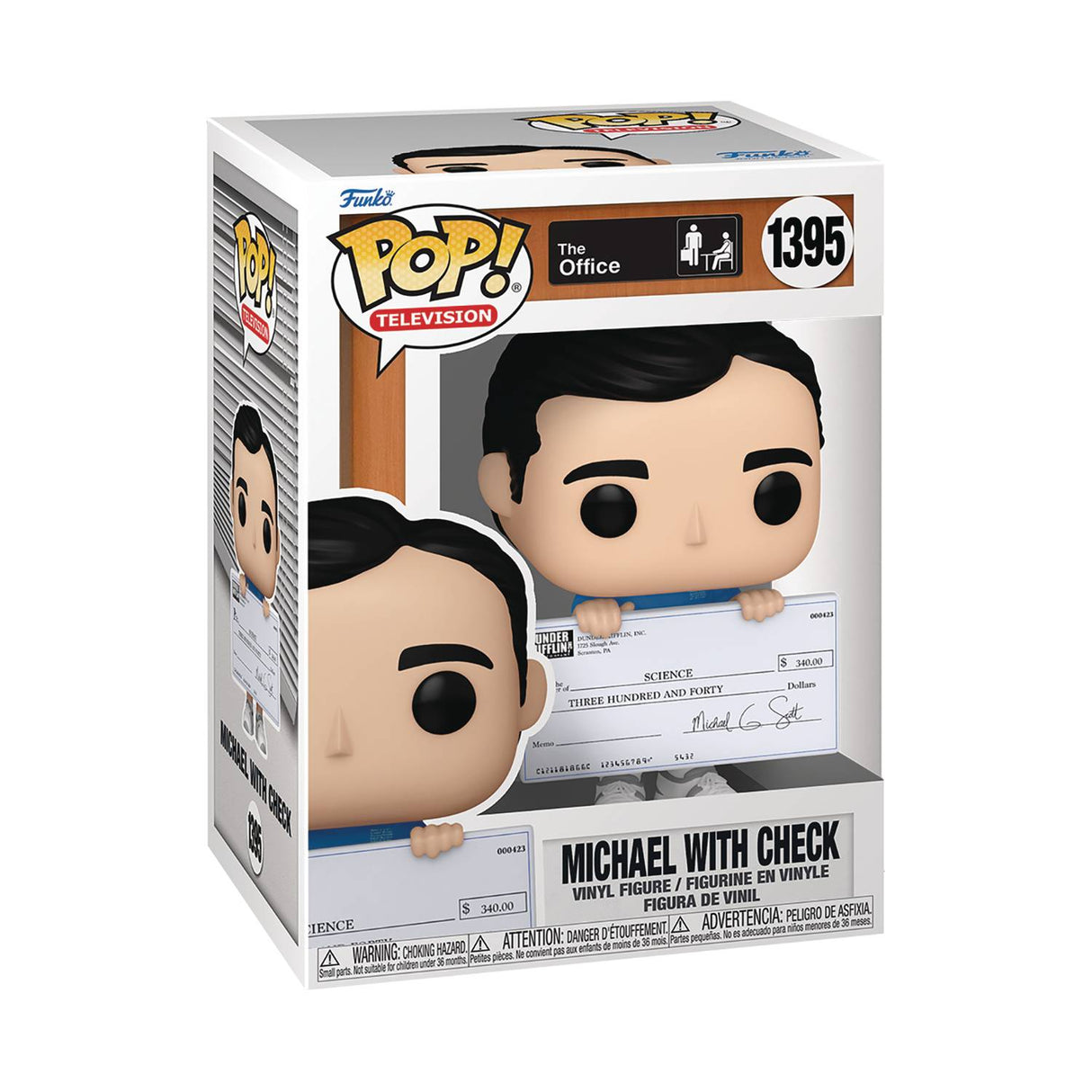 Pop! TV The Office Michael With Check Vinyl Figure