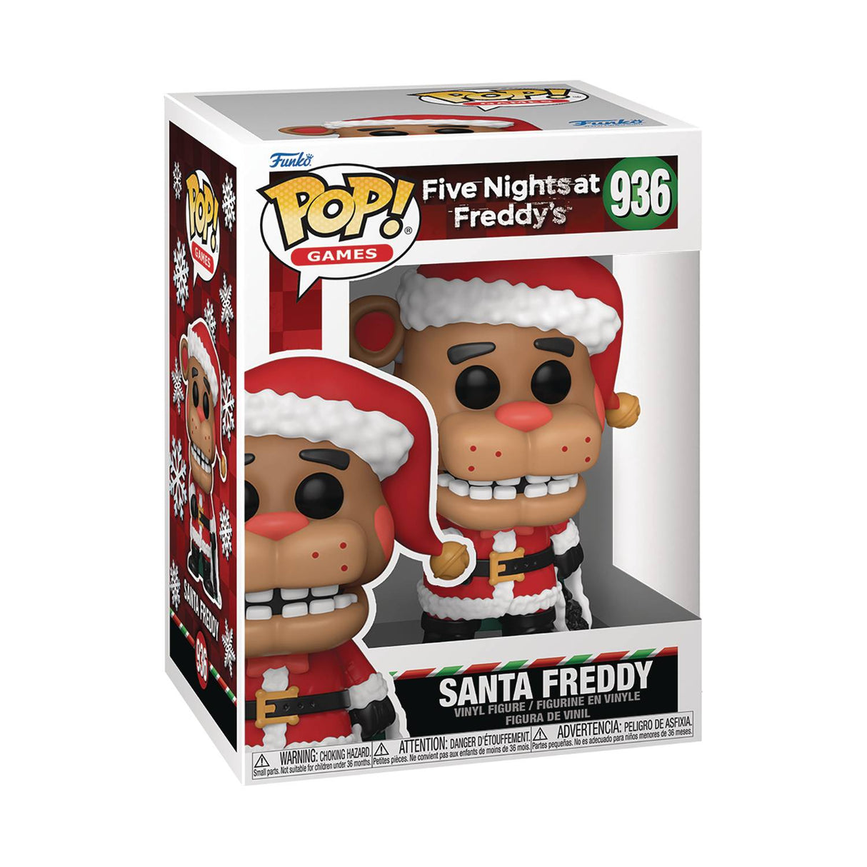 Pop! Games FNAF Holiday Freddy Fazbear Vinyl Figure