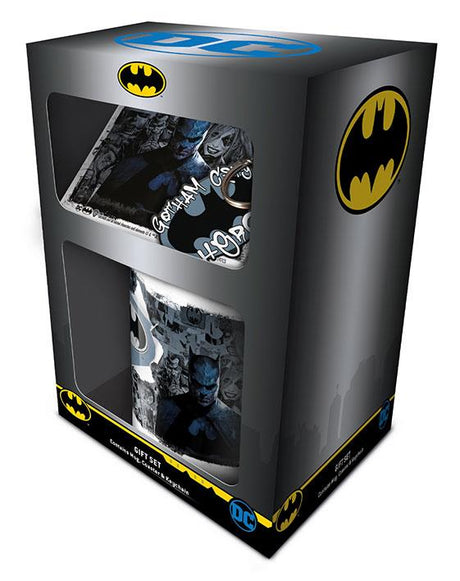 DC Comics Batman (Graffiti Hero) Mug, Coaster And Keyring Gift Set