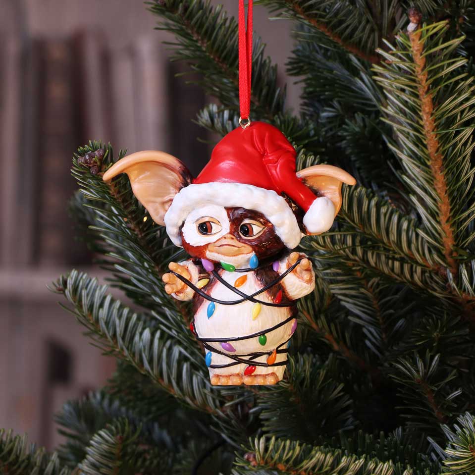 Gremlins Gizmo in Fairy Lights 10cm Hanging Ornament
