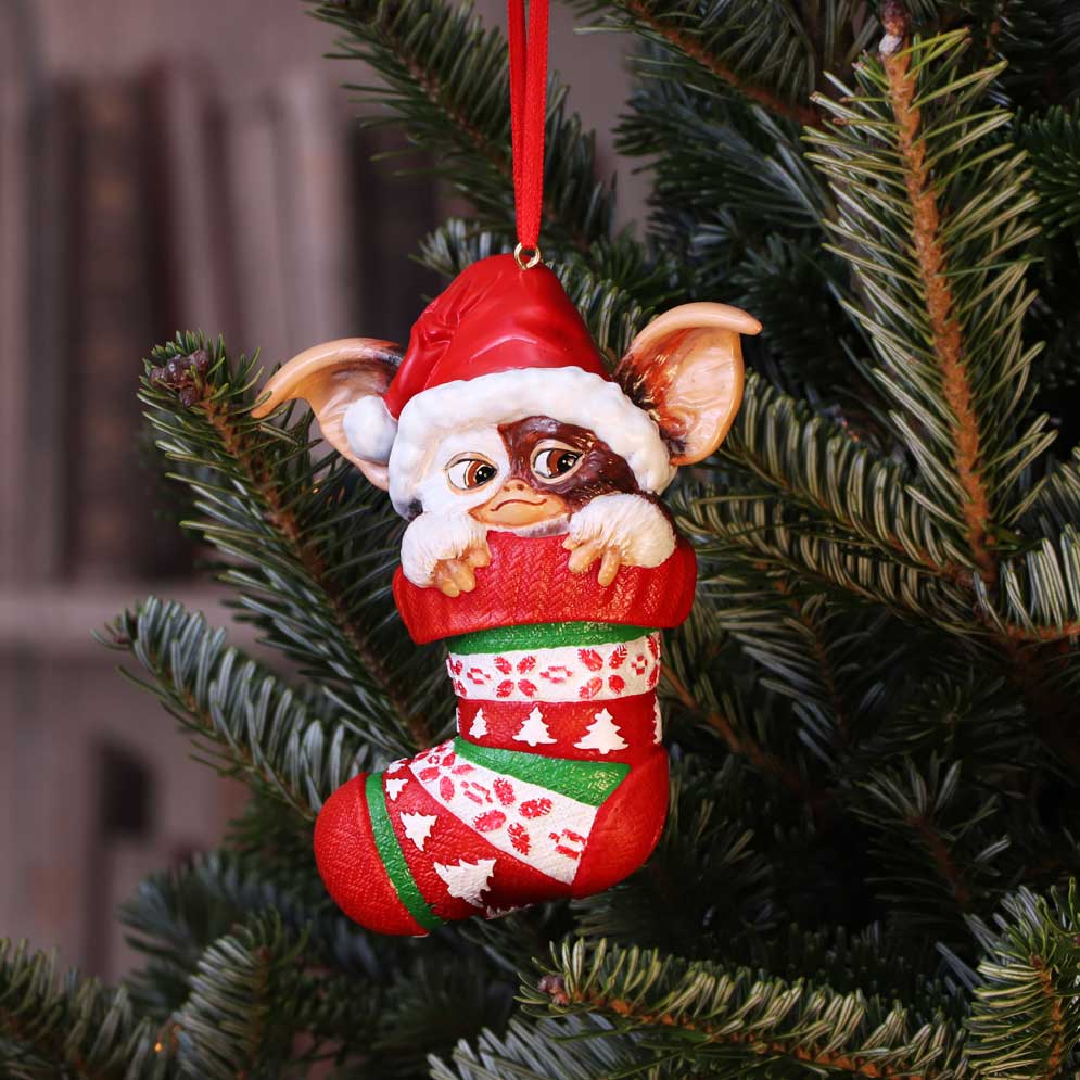 Gremlins Gizmo in Stocking 12cm Hanging Ornament