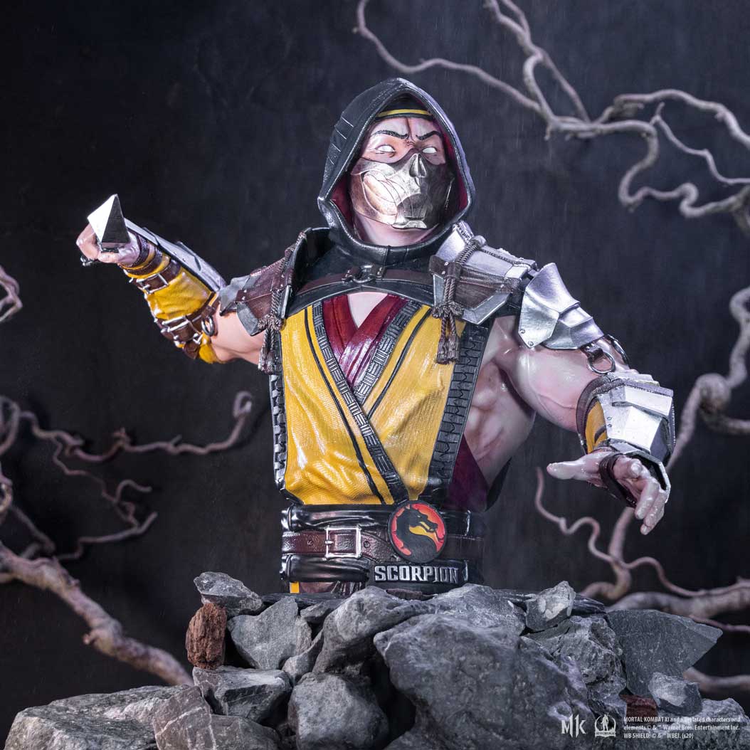 Mortal Kombat Scorpion Bust 29.5cm Statue