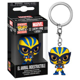 Funko Pop! Marvel Luch Libre Edition El Animal Indestructible Wolverine Figure Keychain