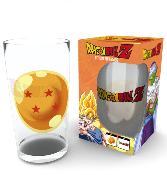 Dragon Ball Z Dragonball Wrap 500ml Large Coloured Glass