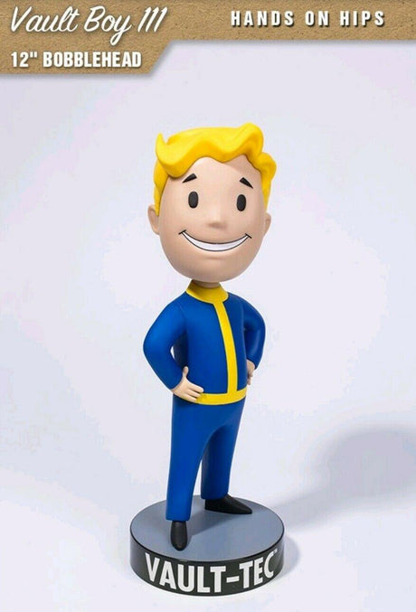 Fallout Vault Boy Bobblehead Hand On Hips 30cm