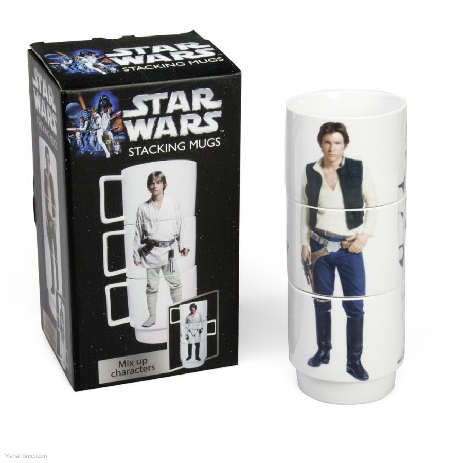 Star Wars Character Stackable Mug Set