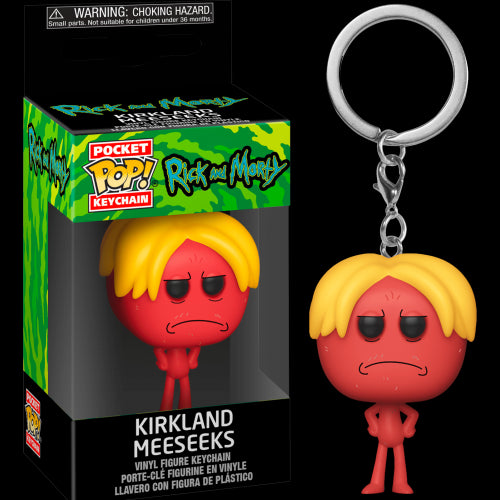 Pocket Pop Rick & Morty S2 Kirkland Meeseeks Keychain