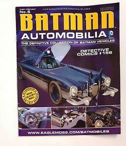 DC Comics Eaglemoss Batman Automobilia No.6 Detective Comics #156 Batmobile With Magazine