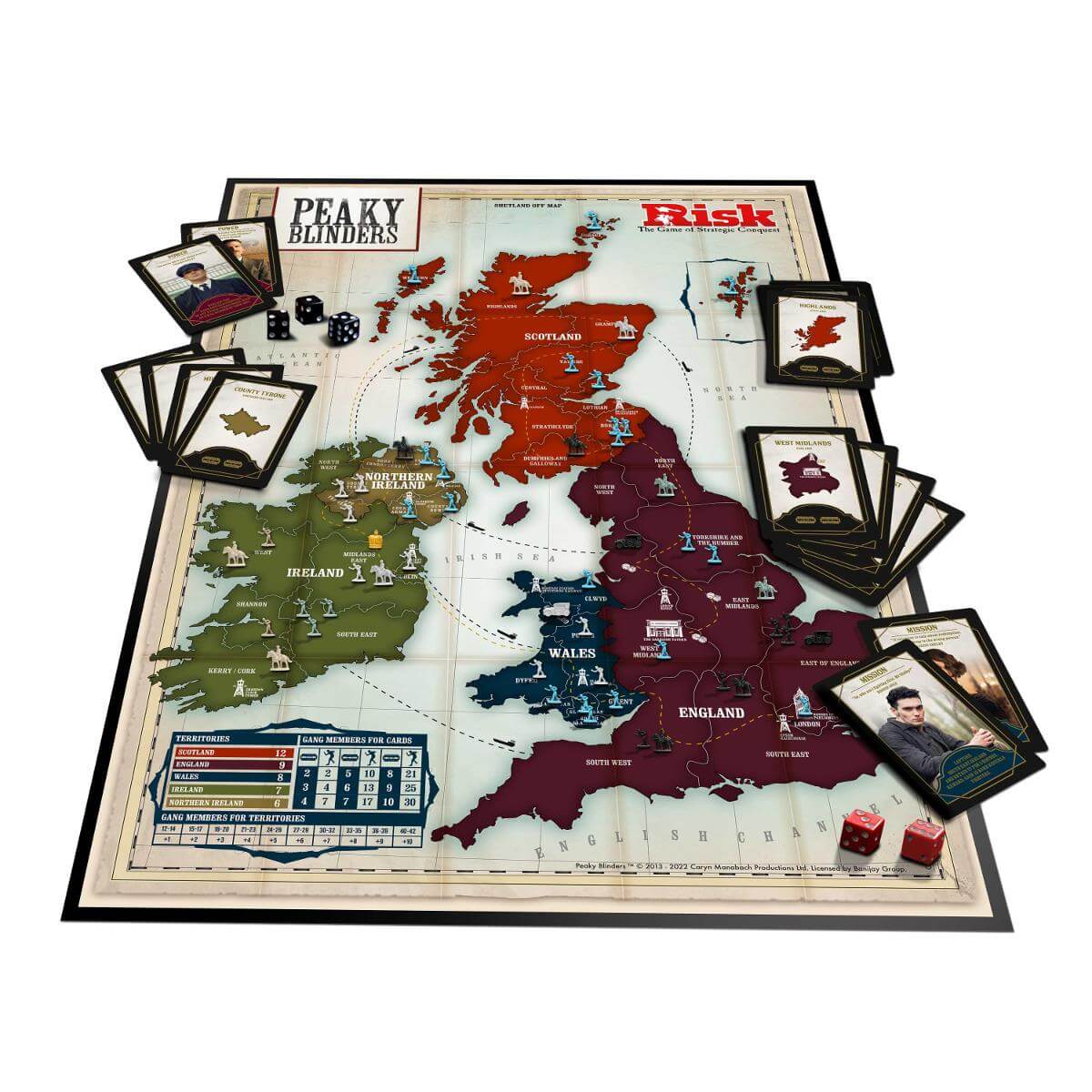 Peaky Blinders Risk Strategy Board Game