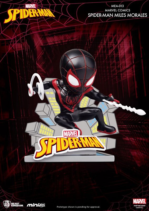 Marvel Comics Mini Egg Attack Figure Miles Morales 8 cm