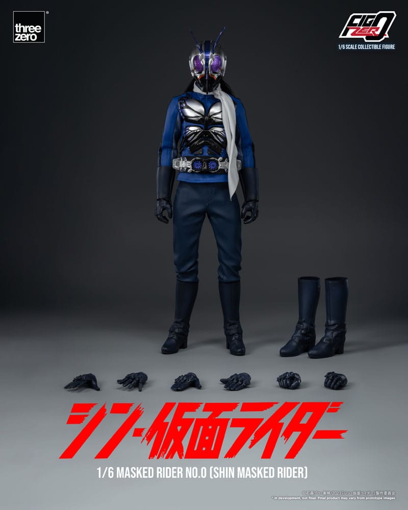 Kamen Rider Masked Rider No.0 (Shin Masked Rider) 30cm 1/6 Scale FigZero Action Figure