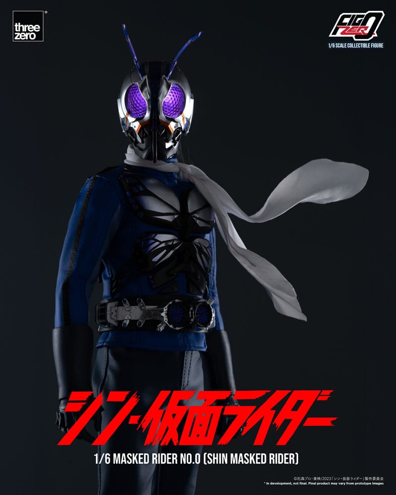 Kamen Rider Masked Rider No.0 (Shin Masked Rider) 30cm 1/6 Scale FigZero Action Figure