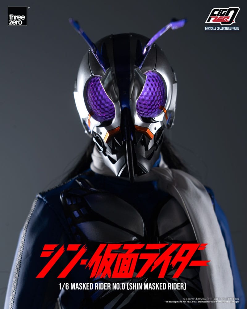 Kamen Rider Masked Rider No.0 (Shin Masked Rider) 30cm 1/6 Scale FigZero Action Figure