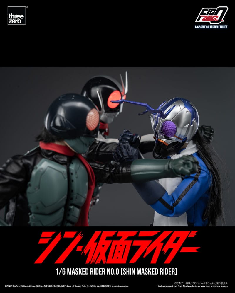 Kamen Rider Masked Rider No.0 (Shin Masked Rider) 30cm 1/6 Scale FigZero Action Figure