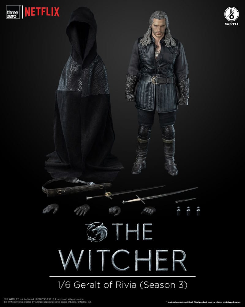 The Witcher Season 3 Geralt of Rivia 31cm 1/6 Scale Action Figure