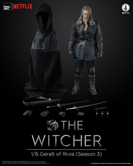 The Witcher Season 3 Geralt of Rivia 31cm 1/6 Scale Action Figure