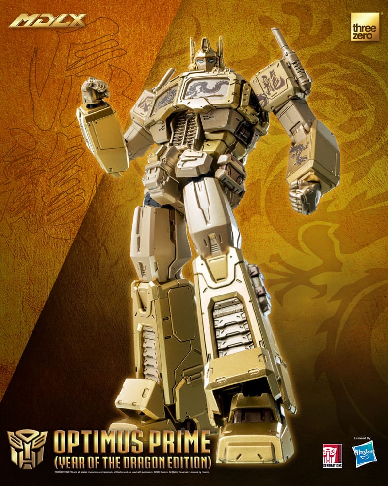 Transformers Optimus Prime (Year of the Dragon Edition) 18cm MDLX Action Figure