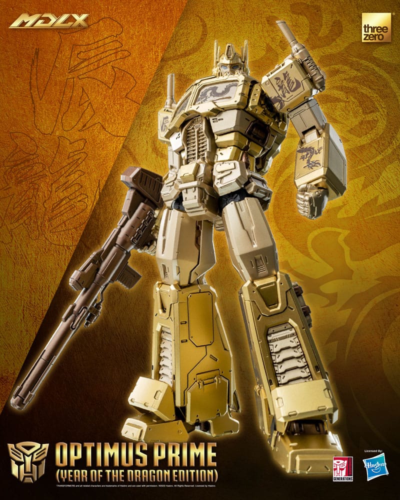 Transformers Optimus Prime (Year of the Dragon Edition) 18cm MDLX Action Figure