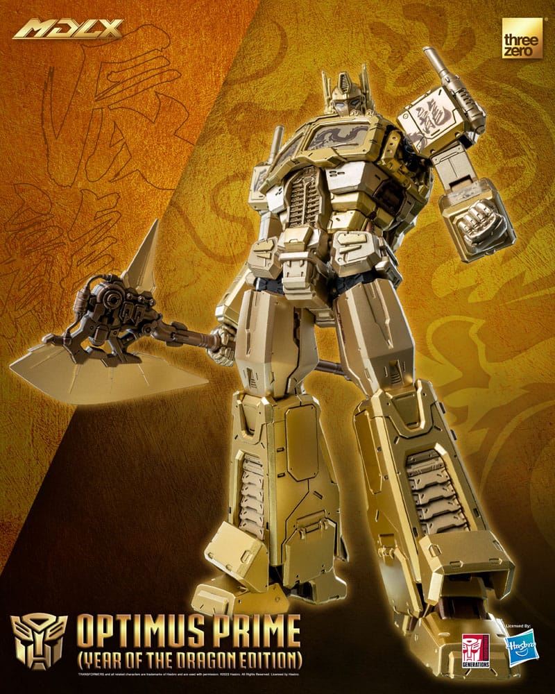 Transformers Optimus Prime (Year of the Dragon Edition) 18cm MDLX Action Figure