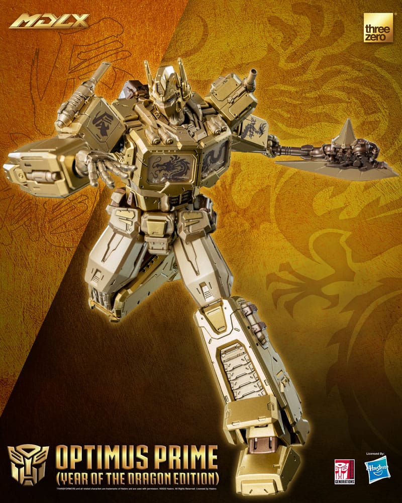 Transformers Optimus Prime (Year of the Dragon Edition) 18cm MDLX Action Figure