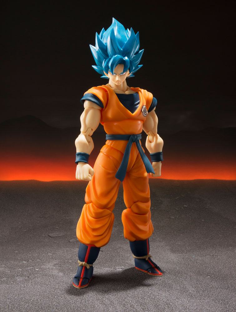 Dragon Ball Super Broly Super Saiyan God Super Saiyan Goku Super 14cm S.H. Figuarts Action Figure