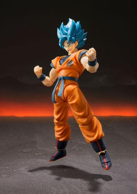 Dragon Ball Super Broly Super Saiyan God Super Saiyan Goku Super 14cm S.H. Figuarts Action Figure