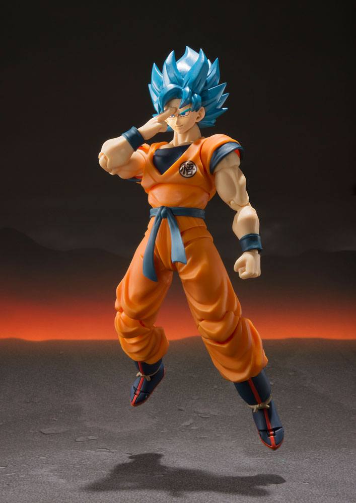 Dragon Ball Super Broly Super Saiyan God Super Saiyan Goku Super 14cm S.H. Figuarts Action Figure