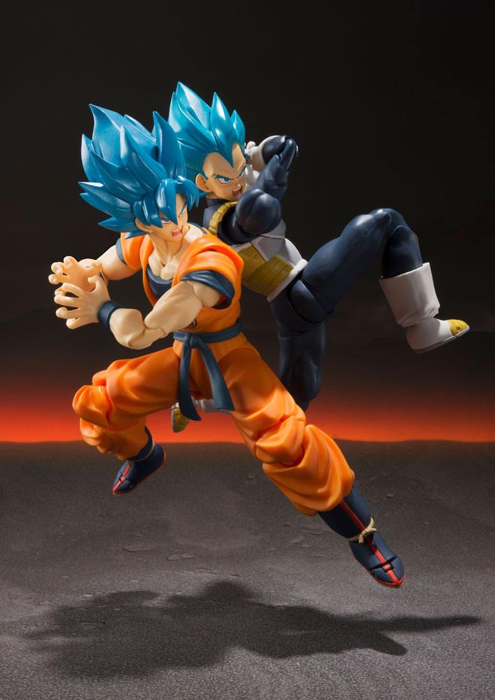 Dragon Ball Super Broly Super Saiyan God Super Saiyan Goku Super 14cm S.H. Figuarts Action Figure