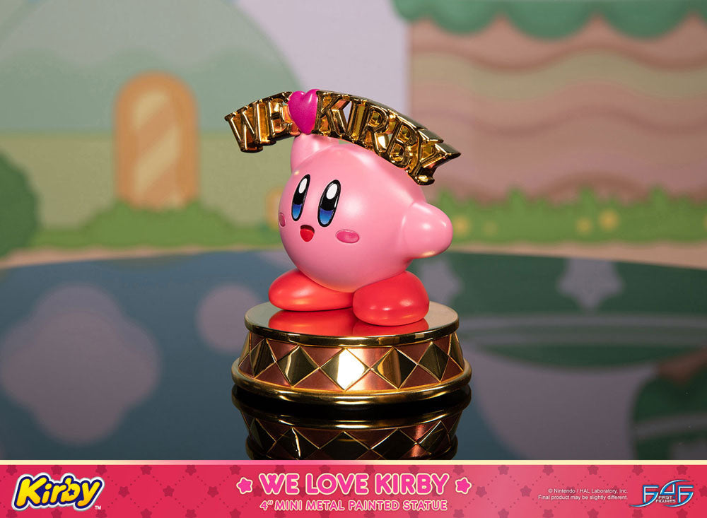 We Love Kirby 4" First4Figures Die Cast Metal Statue