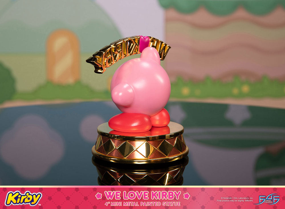 We Love Kirby 4" First4Figures Die Cast Metal Statue