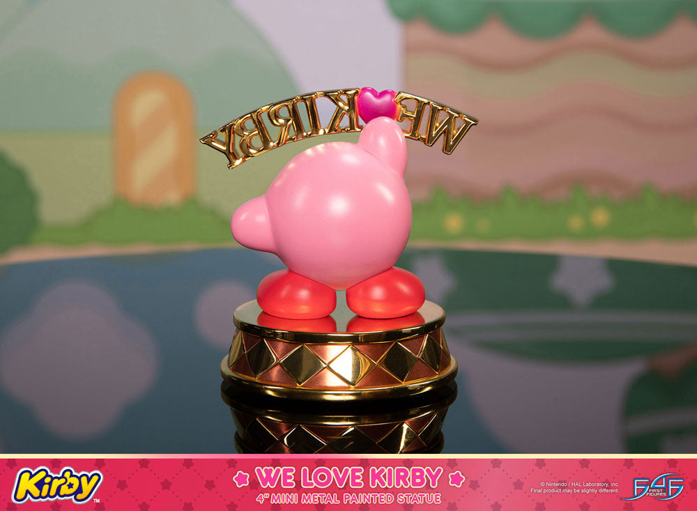 We Love Kirby 4" First4Figures Die Cast Metal Statue
