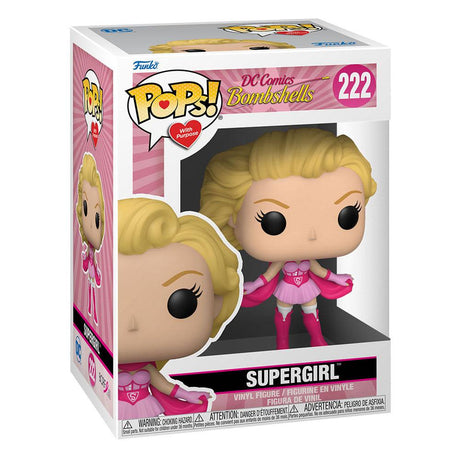 DC Comics POP! Heroes Vinyl Figure BC Awareness - Bombshell Supergirl 9 cm