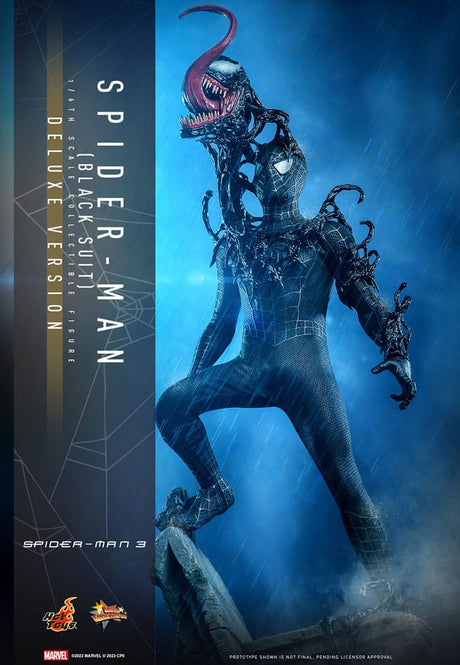 Marvel Spider-Man 3 Spider-Man (Black Suit) (Deluxe Version) 30cm 1/6 Scale Movie Masterpiece Action Figure