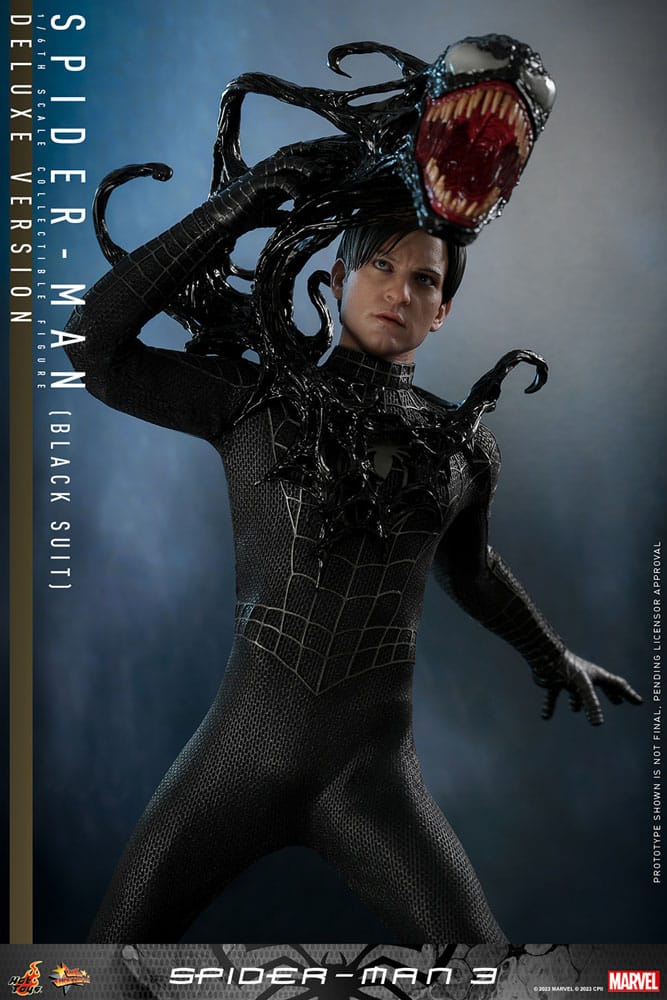 Marvel Spider-Man 3 Spider-Man (Black Suit) (Deluxe Version) 30cm 1/6 Scale Movie Masterpiece Action Figure