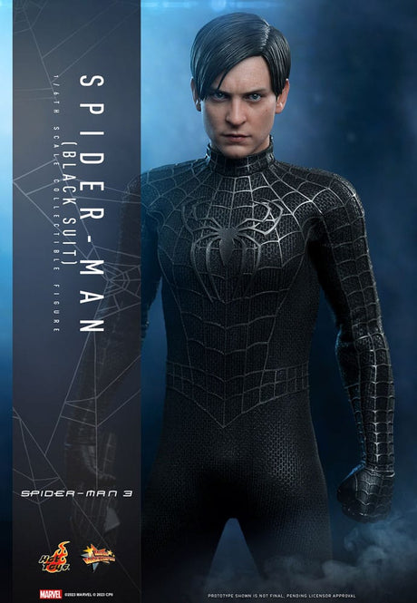Marvel Spider-Man 3 Spider-Man (Black Suit) 30cm 1/6 Scale Movie Masterpiece Action Figure