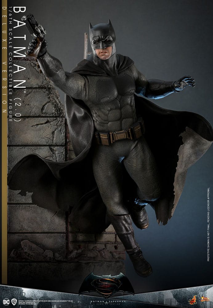 DC Comics Batman v Superman: Dawn of Justice Batman 2.0 (Deluxe Version) 32cm 1/6 Scale Movie Masterpiece Action Figure
