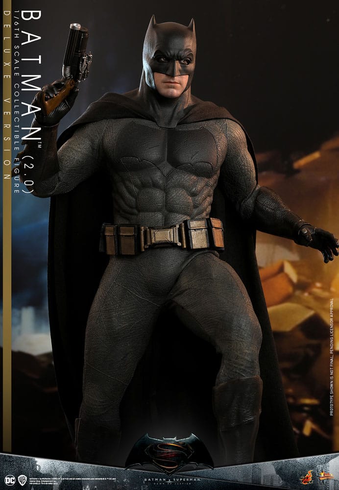 DC Comics Batman v Superman: Dawn of Justice Batman 2.0 (Deluxe Version) 32cm 1/6 Scale Movie Masterpiece Action Figure