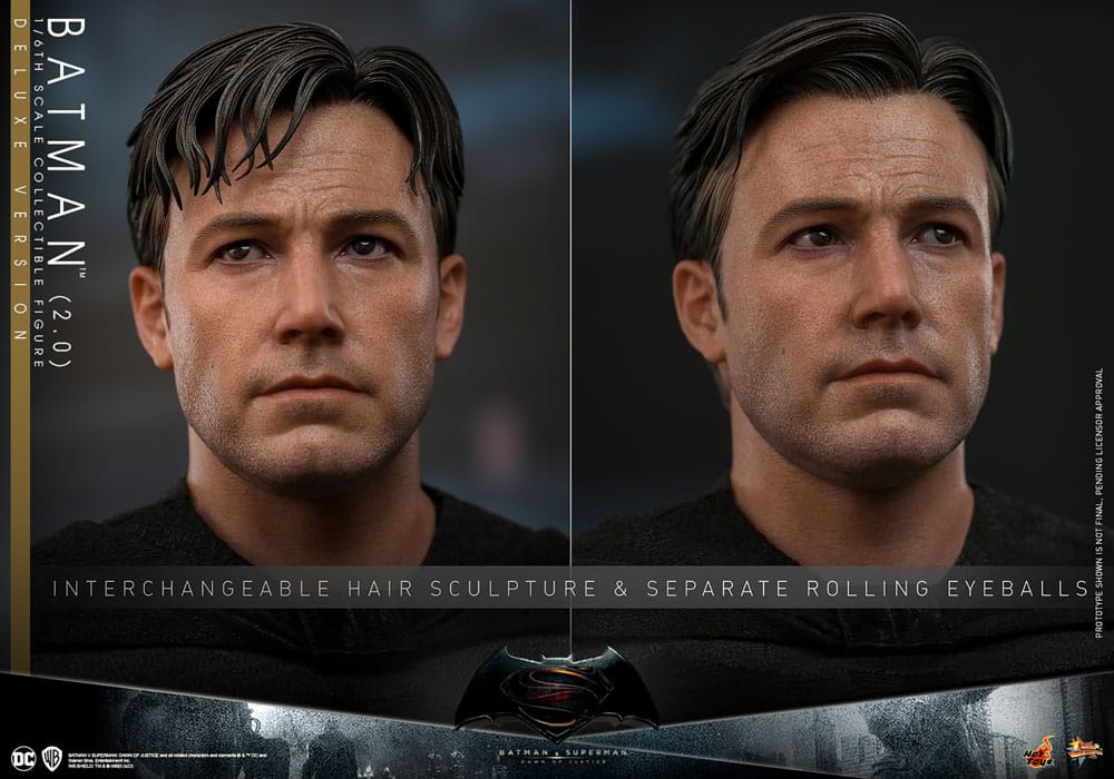 DC Comics Batman v Superman: Dawn of Justice Batman 2.0 (Deluxe Version) 32cm 1/6 Scale Movie Masterpiece Action Figure