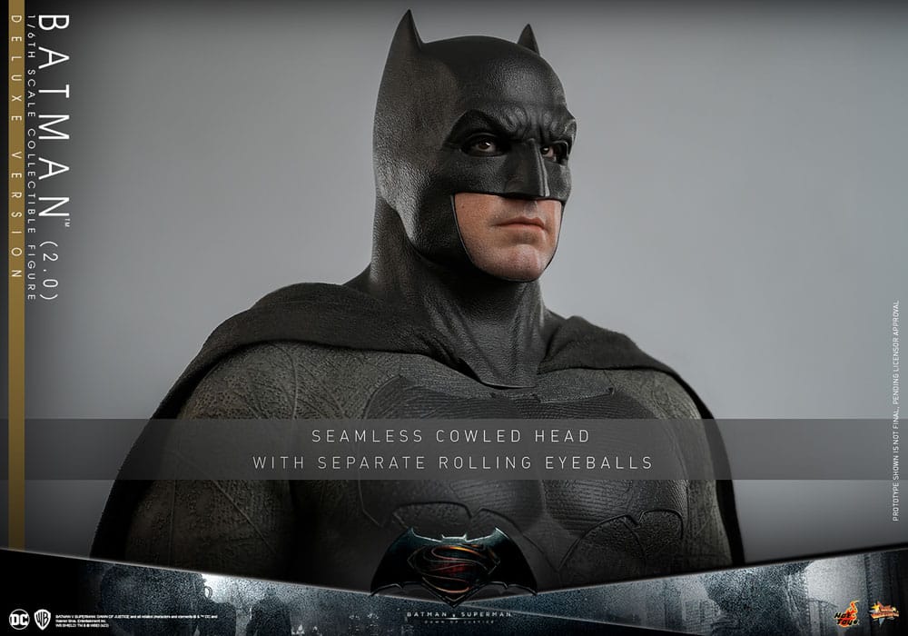 DC Comics Batman v Superman: Dawn of Justice Batman 2.0 (Deluxe Version) 32cm 1/6 Scale Movie Masterpiece Action Figure