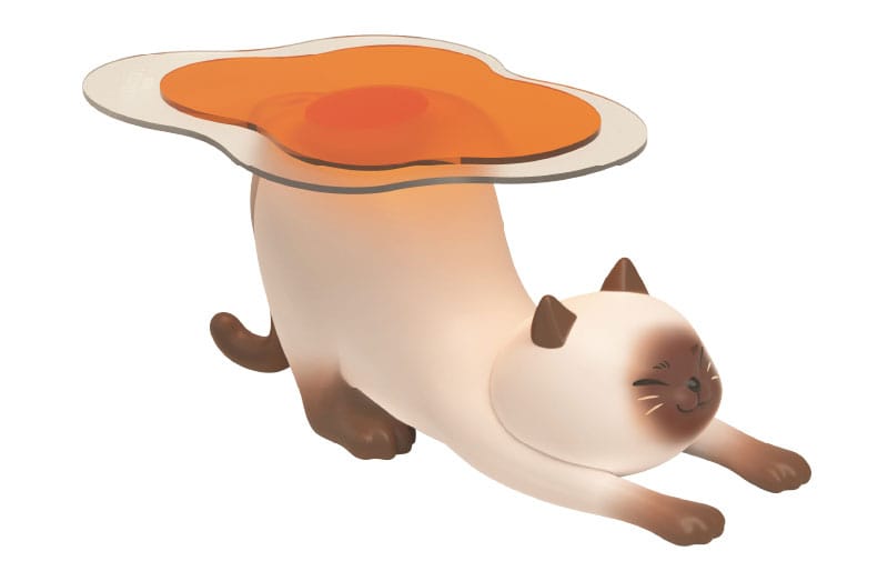 Shitaukeno Neko Siamese Cat 20cm Figure