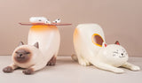 Shitaukeno Neko Siamese Cat 20cm Figure