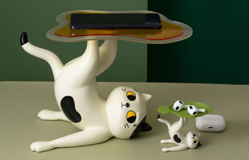 Shitaukeno Neko Bicolor Cat 20cm Figure