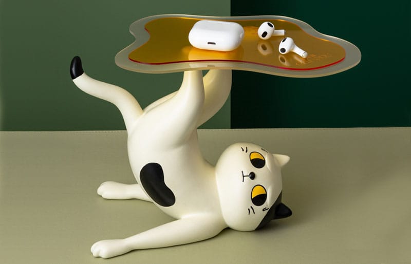 Shitaukeno Neko Bicolor Cat 20cm Figure